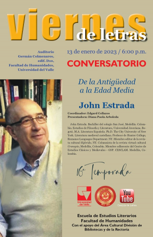 John Estrada en Viernes de Letras