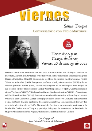 Viernes de Letras con Sonia Truque