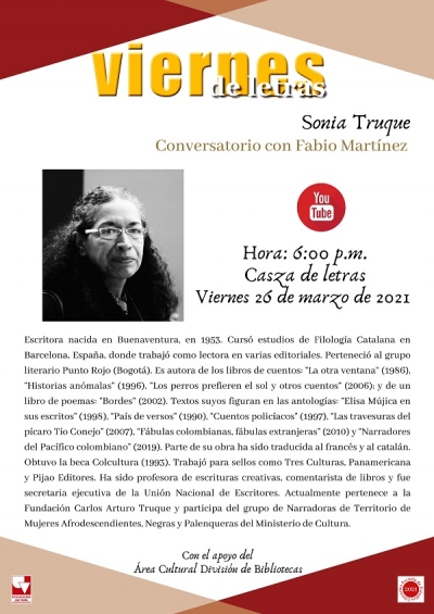 Viernes de Letras con Sonia Truque