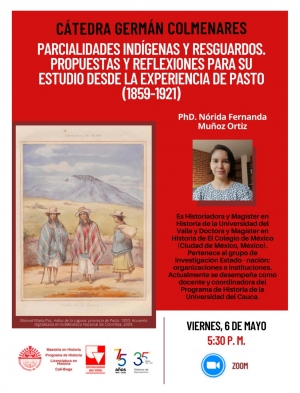 Parcialidades ind&iacute;genas y resguardos, tema de la c&aacute;tedra Germ&aacute;n Colmenares