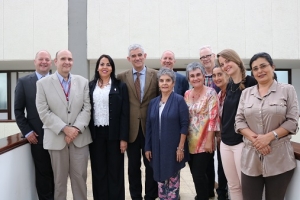 Delegaci&oacute;n de la FHNW, visita a Univalle