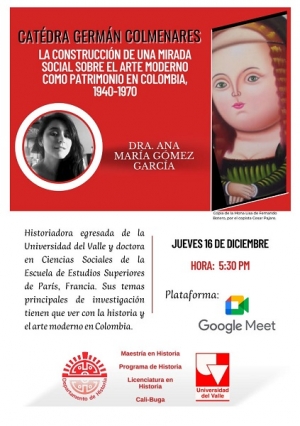La construcci&oacute;n de una mirada social sobre el arte moderno como patrimonio en Colombia, 1940-1970