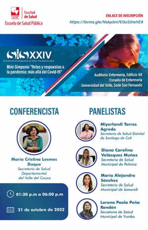 Mini-simposio: &ldquo;Retos y respuestas a la pandemia: m&aacute;s all&aacute; del Covid-19&rdquo;