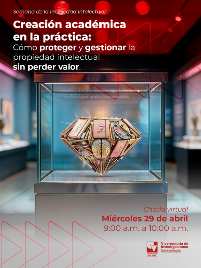 Participa: charla sobre protecci&oacute;n de la propiedad intelectual