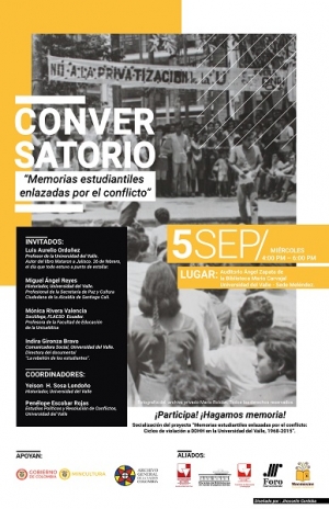 Memorias estudiantiles enlazadas por el conflicto