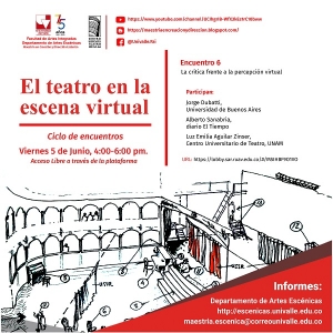 La cr&iacute;tica frente a la percepci&oacute;n virtual. El teatro en la escena virtual
