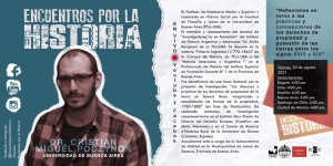 Inicia el Tercer Ciclo de Conferencias de Encuentros por la Historia