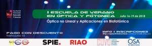 I Escuela de Verano en &Oacute;ptica y Fot&oacute;nica