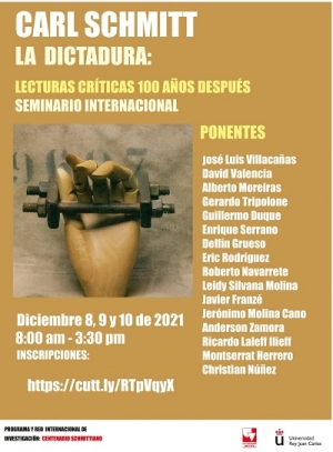 Seminario internacional sobre Carl Schmitt