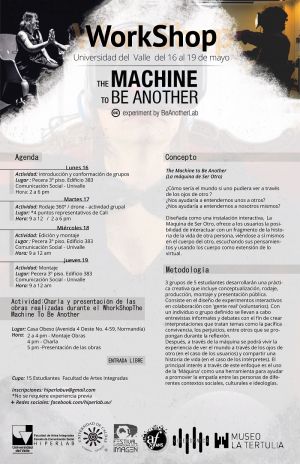 La M&aacute;quina de Ser Otro, presentaci&oacute;n en Cali