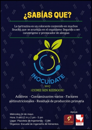 Prep&aacute;rate para 'Inocuidate 2017' actividad l&uacute;dico acad&eacute;mica
