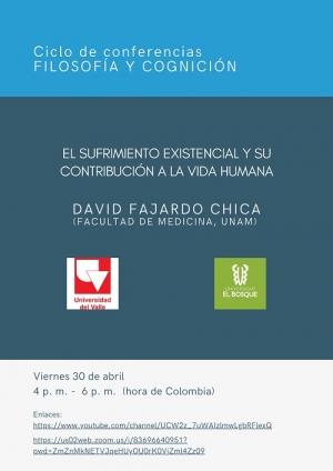 Conferencia "El sufrimiento existencial y su contribuci&oacute;n a la vida humana"