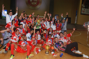 Univalle celebra t&iacute;tulos en el 1er Torneo de F&uacute;tbol Sala Universitario