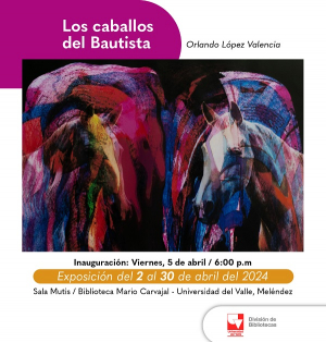 Los Caballos del Bautista en la Biblioteca Mario Carvajal