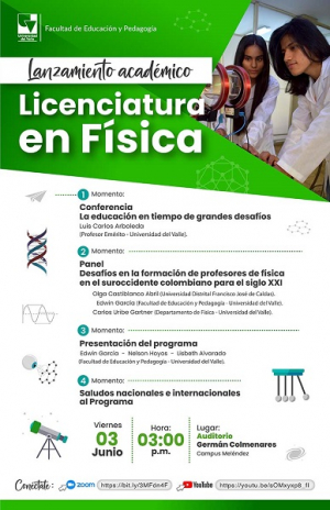 Lanzamiento de la Licenciatura en F&iacute;sica