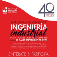 Ingenier&iacute;a Industrial celebra 40 a&ntilde;os