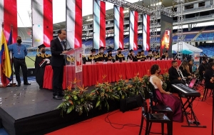 Palabras del egresado Andr&eacute;s Mompotes durante la Ceremonia de Grados