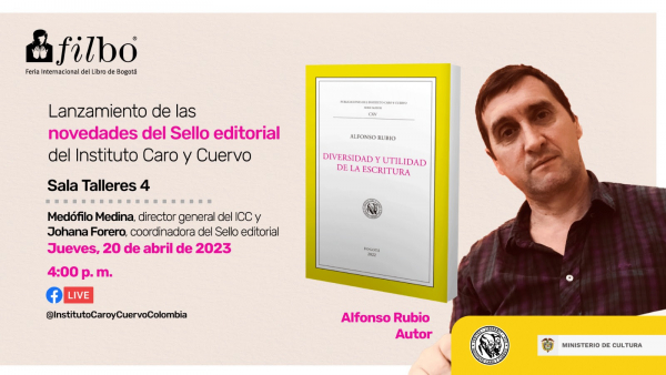 Lanzamiento en la FILBo 2023 del libro Diversidad y utilidad de la escritura