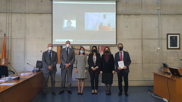 Defensa de tesis doctoral con la Universidad de Murcia