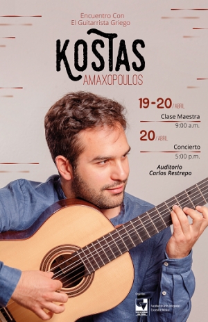 Concierto de guitarrista griego