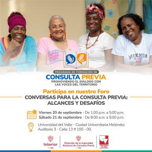 Comunidades &eacute;tnicas de la regi&oacute;n pac&iacute;fica conversar&aacute;n sobre los alcances y desaf&iacute;os de la Consulta Previa