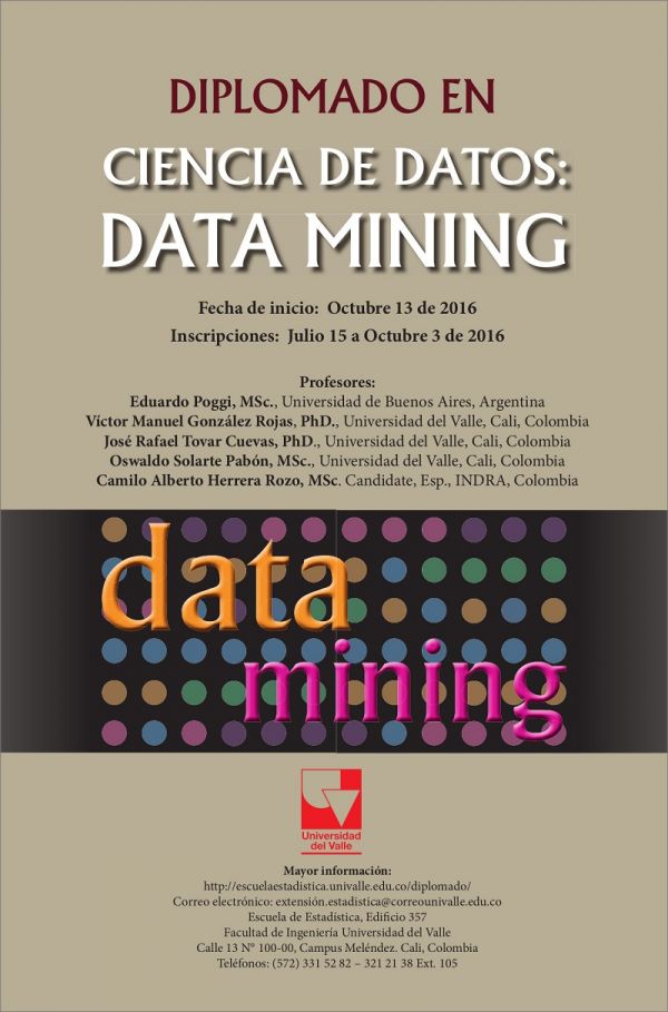 Diplomado en Ciencias de Datos: Data mining