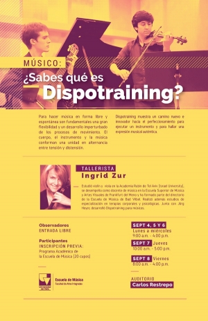Taller de Dispotraining para m&uacute;sicos