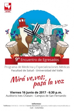9 Encuentro de egresados de medicina y especialidades m&eacute;dicas