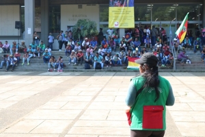 Marcha Ind&iacute;gena lleg&oacute; a Univalle