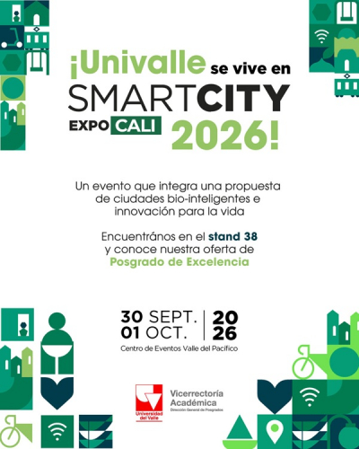Universidad del Valle llevar&aacute; sus Posgrados de Excelencia al SmartCity Expo Cali 2026