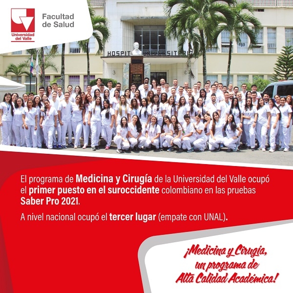 Medicina y Cirug&iacute;a de Univalle: los mejores Saber Pro del suroccidente