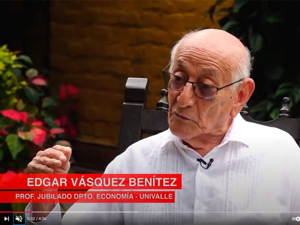 75 a&ntilde;os forjando el desarrollo de Cali y la regi&oacute;n. Entrevista a Edgar V&aacute;squez Ben&iacute;tez