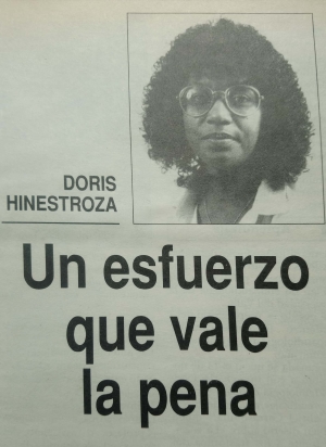 Doris Hinestroza, un esfuerzo que vale la pena