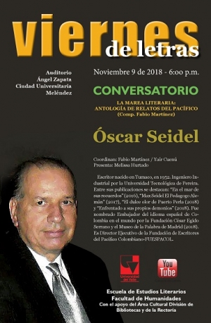 &Oacute;scar Seidel en Viernes de Letras