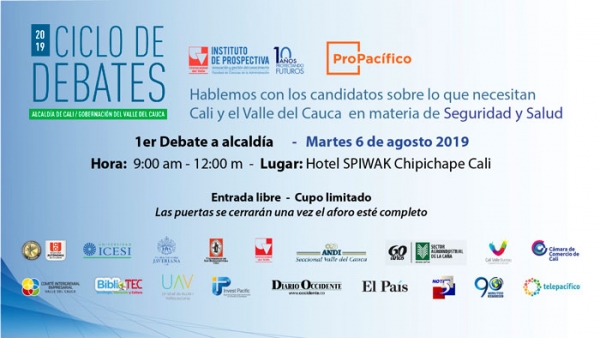 Sigue en vivo el primer debate con los candidatos a la Alcald&iacute;a de Cali desde las 9:00 a.m.