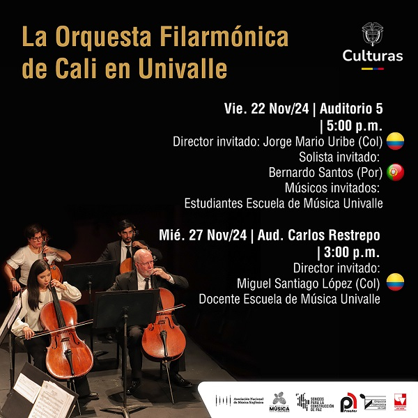 La Orquesta Filarm&oacute;nica de Cali en Univalle