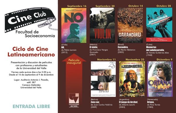 Ciclo de Cine Latinoamericano en el Cine Club de Socioeconom&iacute;a