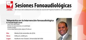 Conferencia Telepr&aacute;ctica en la intervenci&oacute;n fonoaudiol&oacute;gica
