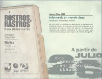 Rostros y rastros presenta ciclo de Memorias del Conflicto Armado