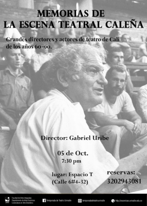 Memorias de la escena teatral cale&ntilde;a