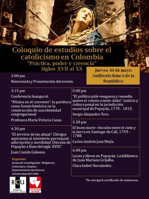Coloquio de estudios sobre el catolicismo en Colombia