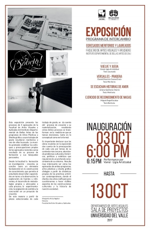 Exposici&oacute;n de trabajos art&iacute;sticos en Univalle