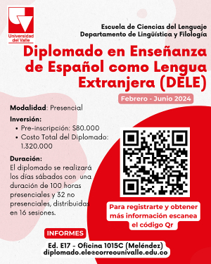 Inscripciones al Diplomado en Ense&ntilde;anza de Espa&ntilde;ol como Lengua Extranjera