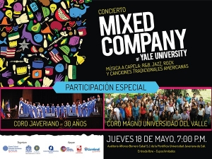 Coro de Universidad del Valle y el de Yale en concierto