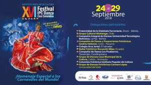 XVI Festival IPC Danza con Colombia llega a la Universidad del Valle este jueves 27 de septiembre