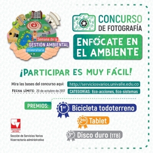 Concurso fotogr&aacute;fico: Enf&oacute;cate en el ambiente