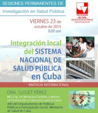 Integraci&oacute;n local del Sistema de Salud P&uacute;blica en Cuba