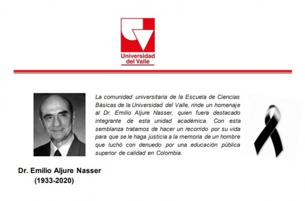 Semblanza del dr. Emilio Aljure Nasser