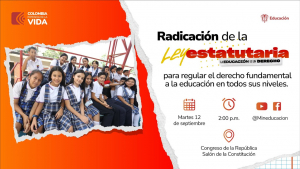 Proyecto de Ley Estatutaria: la educaci&oacute;n es un derecho