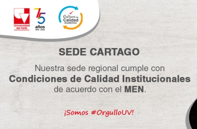 Univalle Cartago, con concepto favorable del MEN por calidad institucional